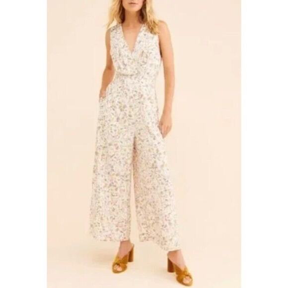 Sancia The Elletra Jumpsuit Floral Rayon Pantsuit Small - Picture 1 of 12